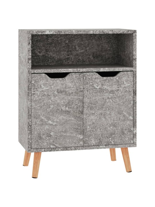 Kumode, betona pelēks, 60x30x72 cm, inženierijas koks