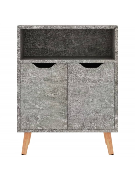 Kumode, betona pelēks, 60x30x72 cm, inženierijas koks