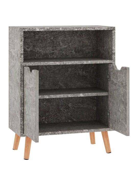 Kumode, betona pelēks, 60x30x72 cm, inženierijas koks