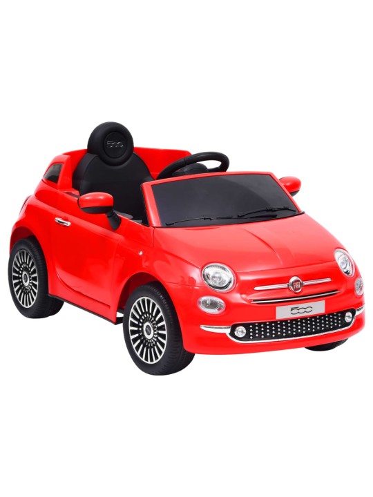 Elektriska bērnu automašīna fiat 500, sarkana