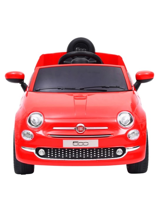 Elektriska bērnu automašīna fiat 500, sarkana