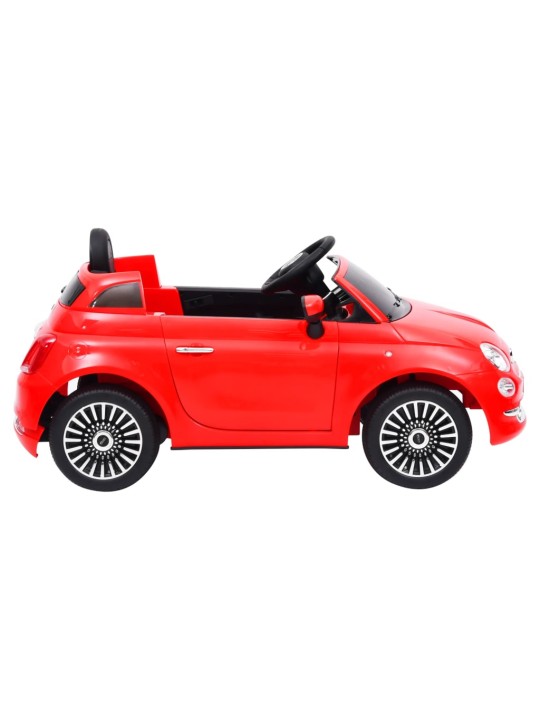 Elektriska bērnu automašīna fiat 500, sarkana