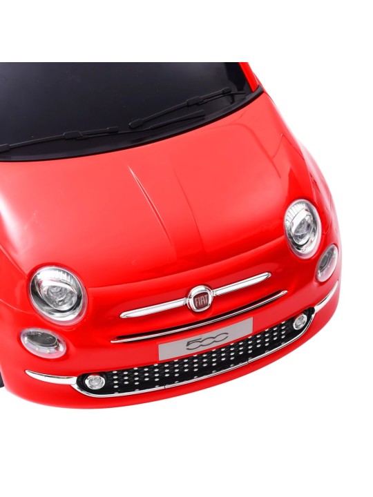 Elektriska bērnu automašīna fiat 500, sarkana