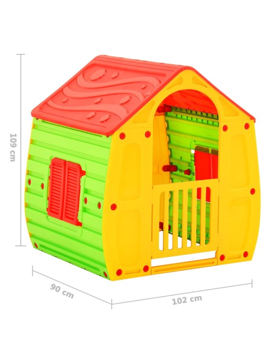Bērnu rotaļu māja, 102x90x109 cm