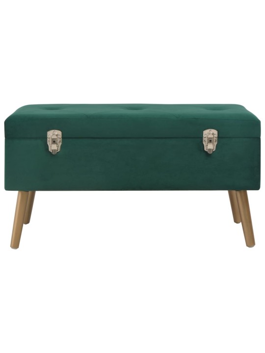 Sols ar kasti, 80 cm, zaļš samts
