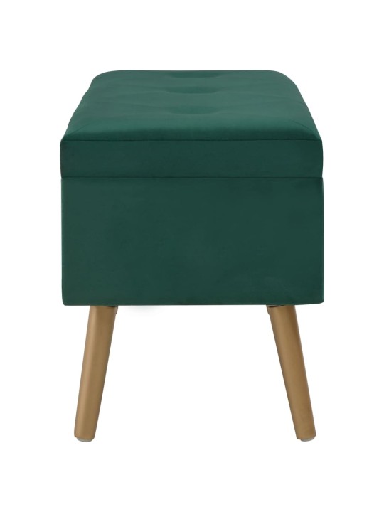 Sols ar kasti, 80 cm, zaļš samts