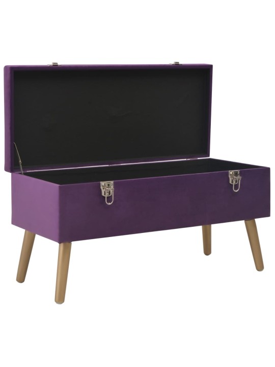 Sols ar kasti, 80 cm, violets samts