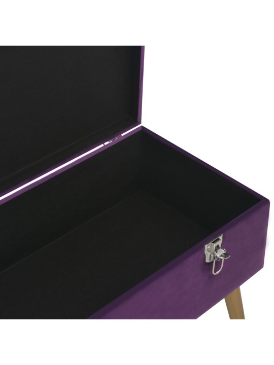 Sols ar kasti, 80 cm, violets samts