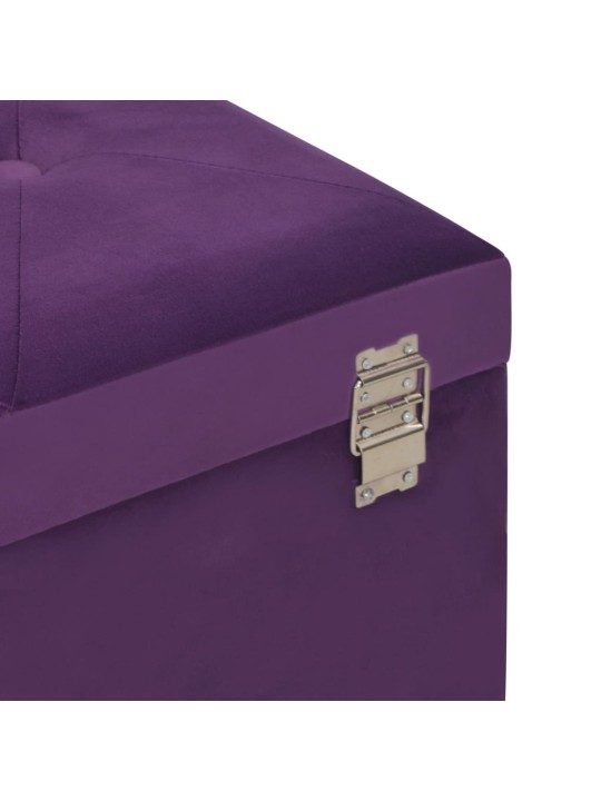 Sols ar kasti, 80 cm, violets samts