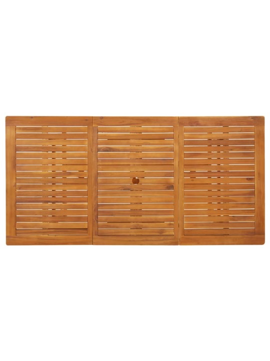 Dārza galds, 180x90x75 cm, akācijas masīvkoks
