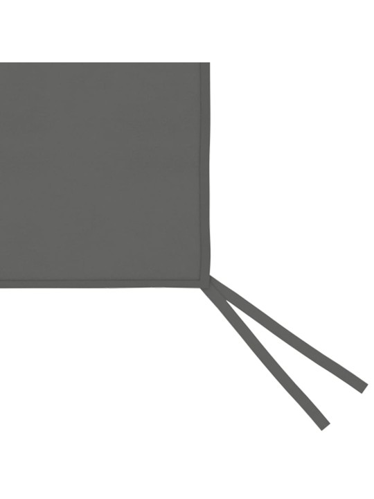 Dārza nojumes siena ar logiem, 4x2 m, antracītpelēka