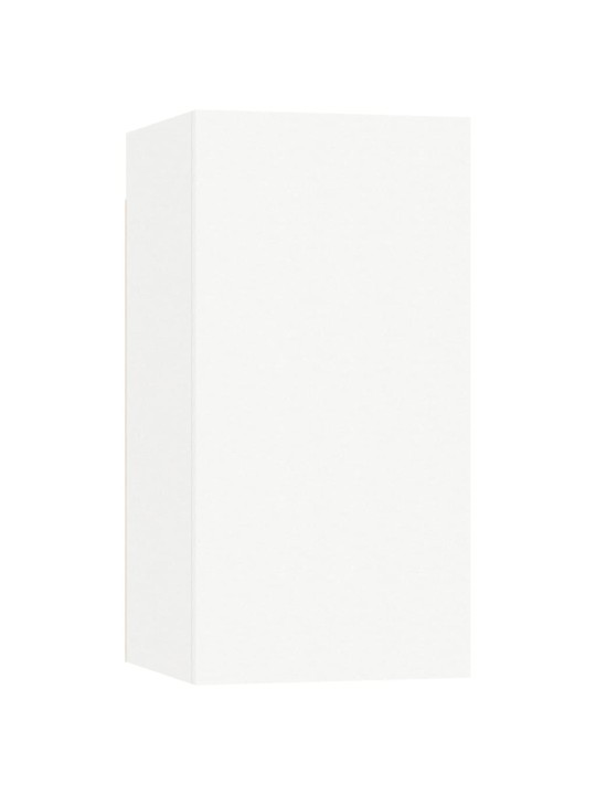 Tv skapītis, balts, 30,5x30x60 cm, inženierijas koks