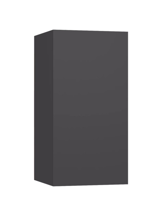 Tv skapīši, 2 gb., 30,5x30x60 cm, pelēki, inženierijas koks