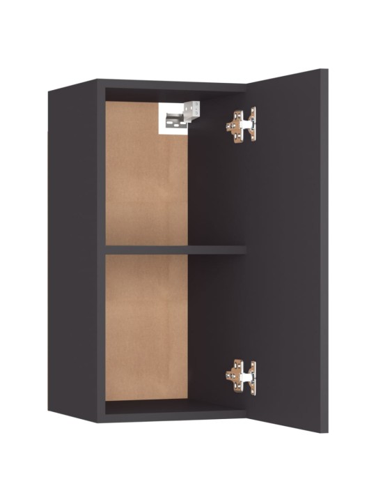 Tv skapīši, 2 gb., 30,5x30x60 cm, pelēki, inženierijas koks