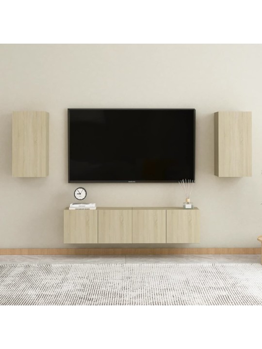 Tv skapītis, 30,5x30x60 cm, ozola, inženierijas koks