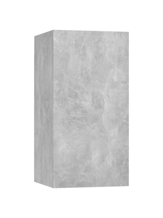 Tv skapītis, 30,5x30x60 cm, betonpelēks, inženierijas koks