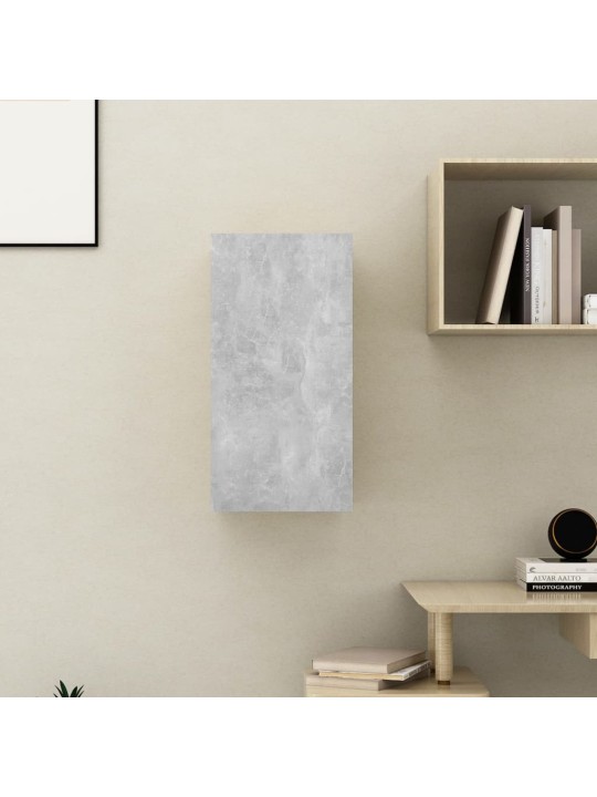 Tv skapītis, 30,5x30x60 cm, betonpelēks, inženierijas koks