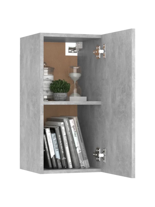 Tv skapīši, 2 gb., 30,5x30x60cm, betonpelēki, inženierijas koks
