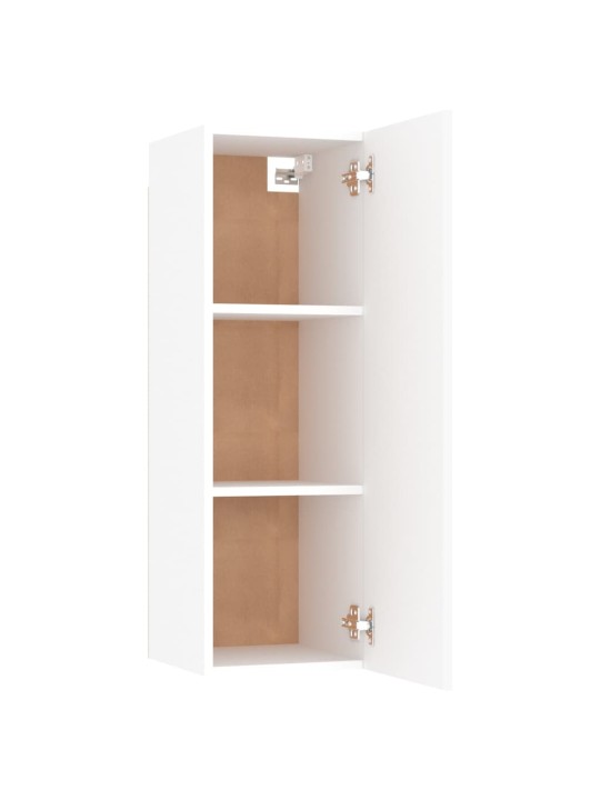 Tv skapītis, 30,5x30x90 cm, balts, inženierijas koks