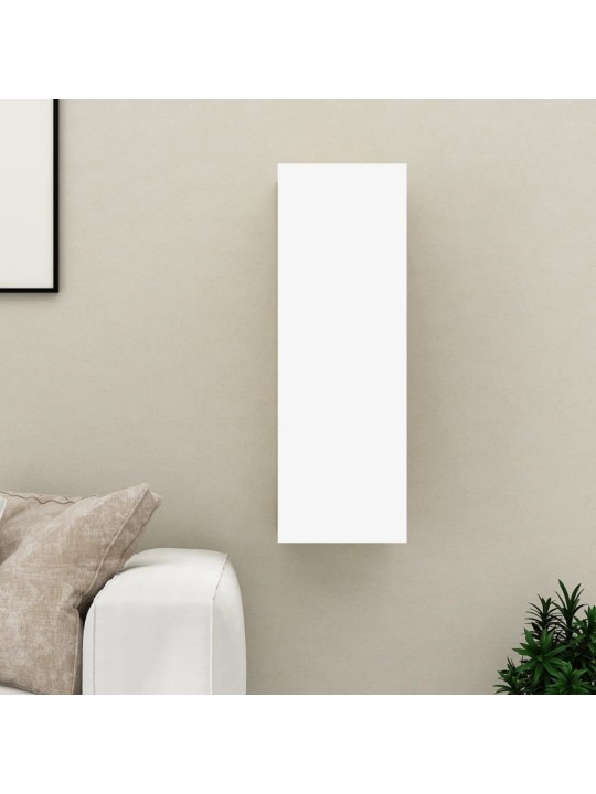 Tv skapītis, 30,5x30x90 cm, balts, inženierijas koks