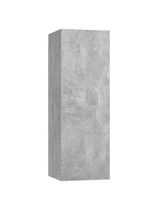 Tv skapītis, 30,5x30x90 cm, betonpelēks, inženierijas koks