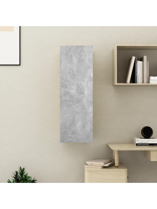Tv skapītis, 30,5x30x90 cm, betonpelēks, inženierijas koks