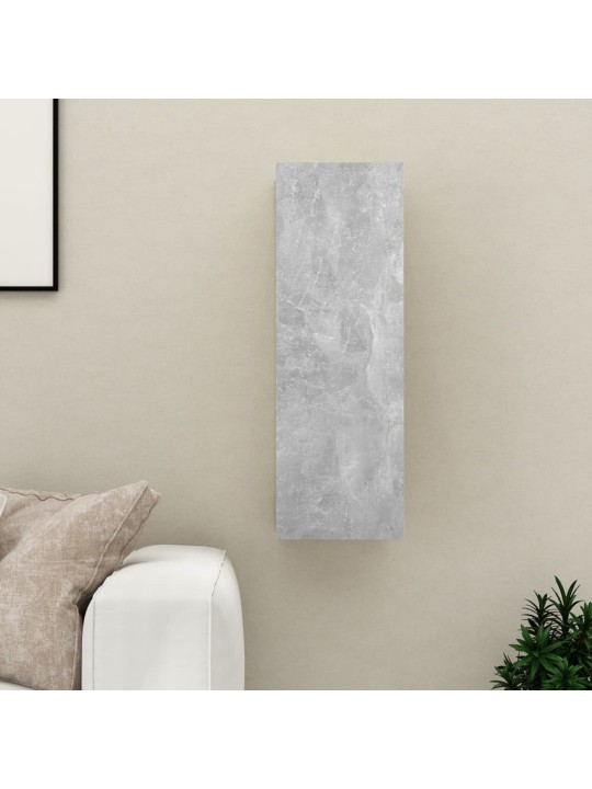 Tv skapītis, 30,5x30x90 cm, betonpelēks, inženierijas koks