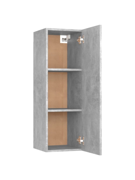 Tv skapīši, 2 gb., 30,5x30x90cm, betonpelēki, inženierijas koks