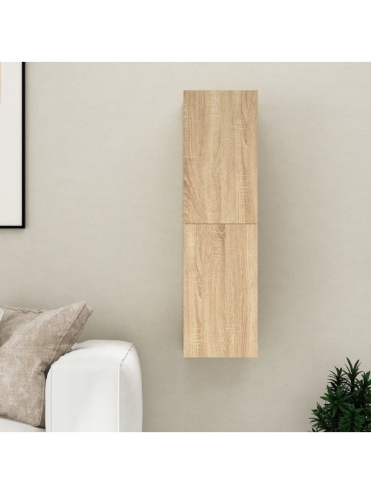 Tv skapītis, 30,5x30x110 cm, ozola, inženierijas koks