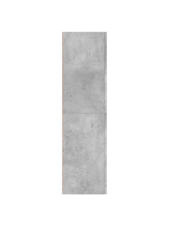 Tv skapītis, betona pelēks, 30,5x30x110 cm, inženierijas koks