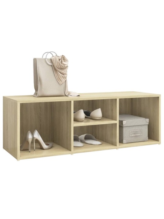 Apavu uzglabāšanas sols, ozolkoka 105x35x35cm inženierijas koks