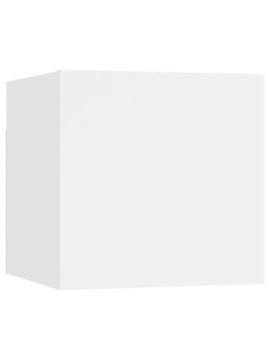 Sienas tv skapītis, balts, 30,5x30x30 cm