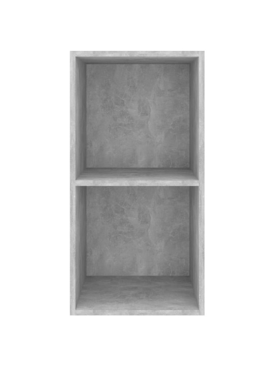 Sienas tv skapītis, betonpelēks, 37x37x72 cm, inženierijas koks