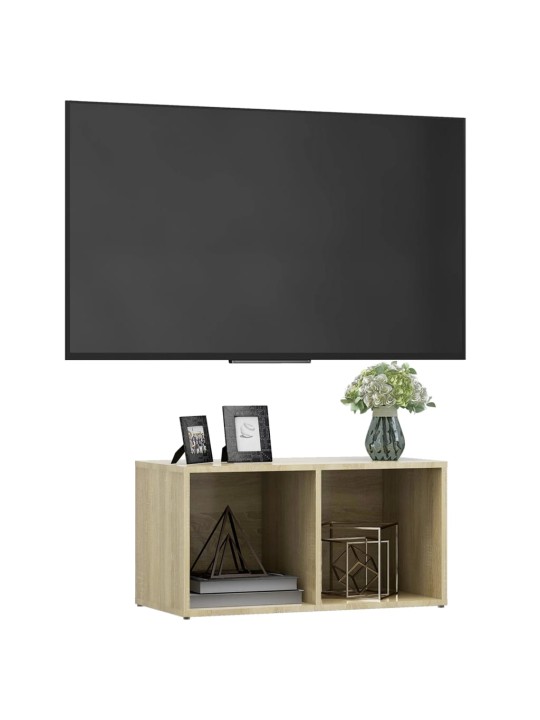 Tv plaukts, 72x35x36,5 cm, ozolkoka krāsa, inženierijas koks
