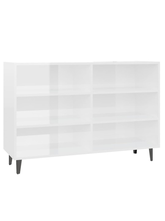 Kumode, 103,5x35x70 cm, spīdīgi balta, inženierijas koks