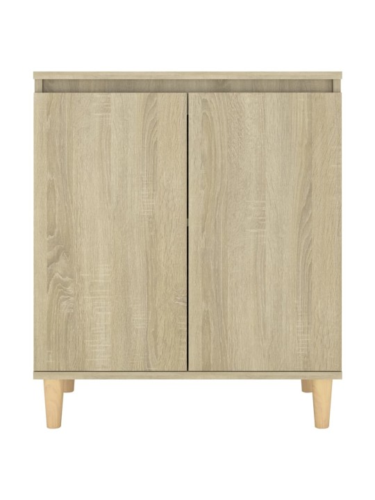 Kumode ar koka kājām, ozolkoka, 60x35x70 cm, inženierijas koks
