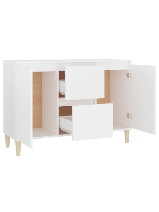 Kumode, balta, 101x35x70 cm, inženierijas koks
