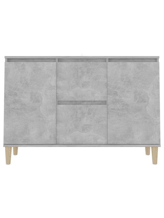 Kumode, betona pelēka, 101x35x70 cm, inženierijas koks