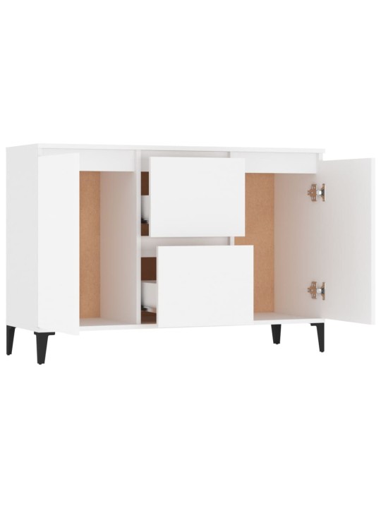 Kumode, balta, 104x35x70 cm, inženierijas koks