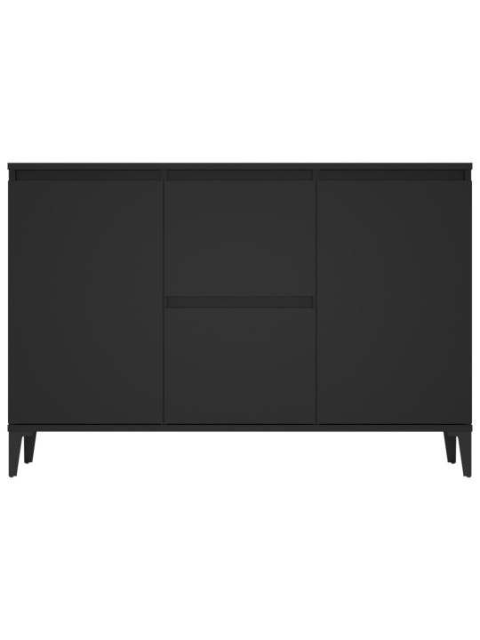 Kumode, melna, 104x35x70 cm, inženierijas koks