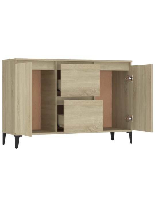 Kumode, 104x35x70 cm, inženierijas koks, ozolkoka krāsa