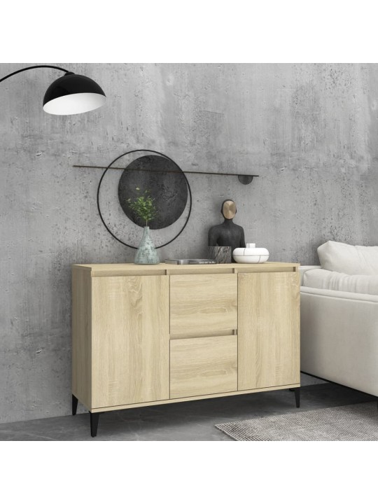 Kumode, 104x35x70 cm, inženierijas koks, ozolkoka krāsa