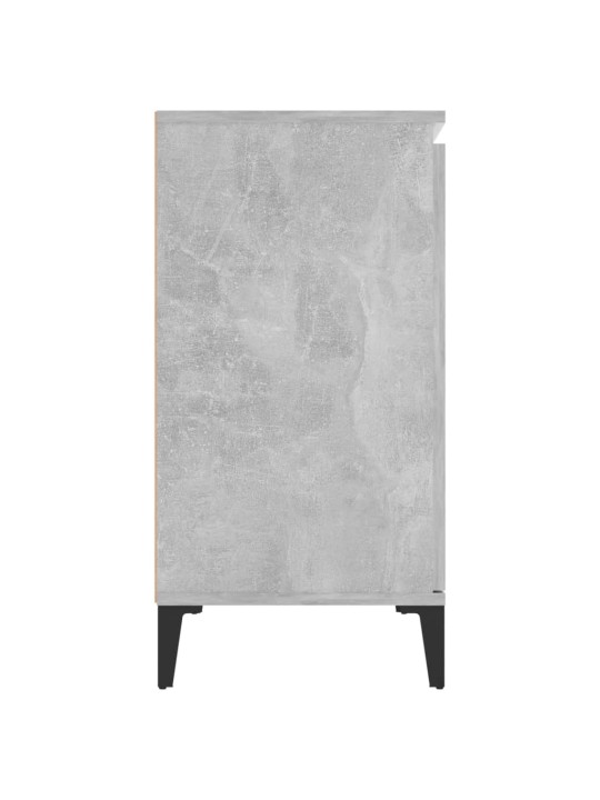 Kumode, betona pelēka, 104x35x70 cm, inženierijas koks