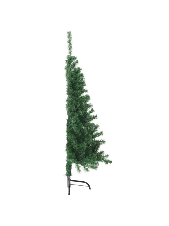 Mākslīgā ziemassvētku egle ar statīvu, pusapaļa, 120 cm, pvc