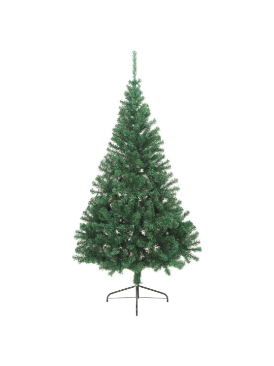 Mākslīgā Ziemassvētku egle ar statīvu, pusapaļa, 240 cm, PVC