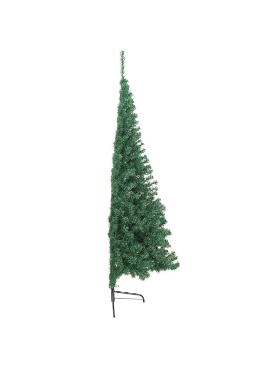 Mākslīgā Ziemassvētku egle ar statīvu, pusapaļa, 240 cm, PVC
