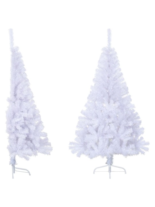 Mākslīgā ziemassvētku egle ar statīvu, pusapaļa, 150 cm, pvc