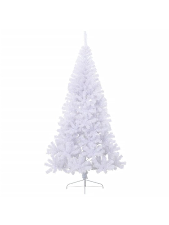 Mākslīgā ziemassvētku egle ar statīvu, pusapaļa, 210 cm, pvc
