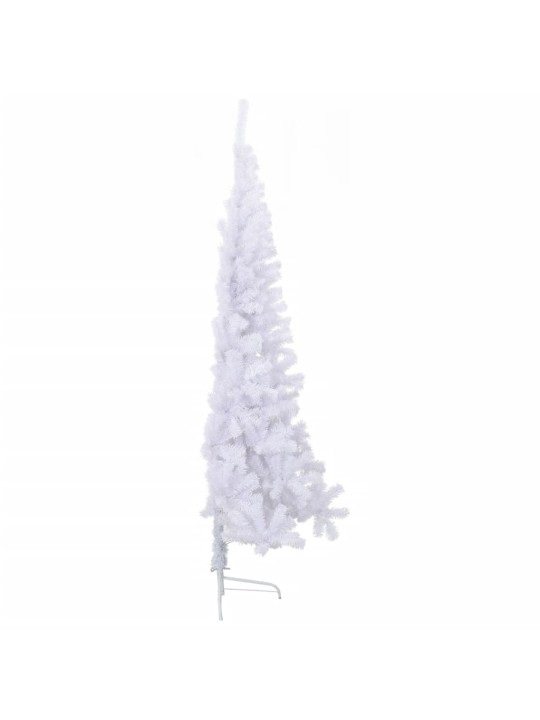 Mākslīgā ziemassvētku egle ar statīvu, pusapaļa, 210 cm, pvc