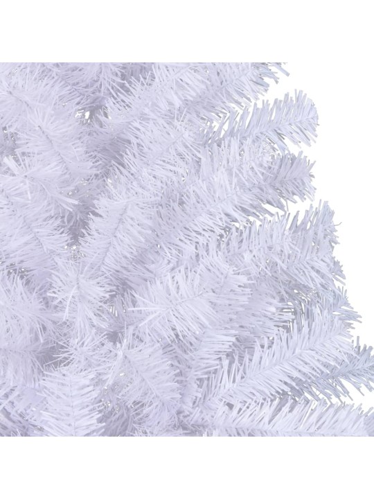 Mākslīgā ziemassvētku egle ar statīvu, pusapaļa, 210 cm, pvc